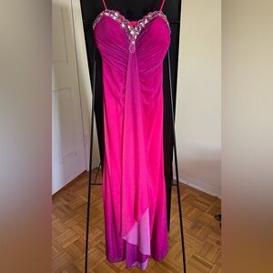 Prom Dress Pink Ombré size 1/2